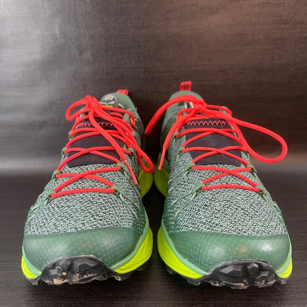 Salewa Dropline Trail Running Shoes Womens 8 Green Neon Hiking Running Sneakers - Picture 3 of 9